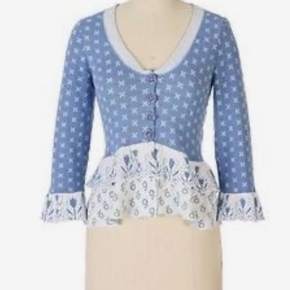 Anthropologie moth sweater top sz XS - Picture 3 of 14